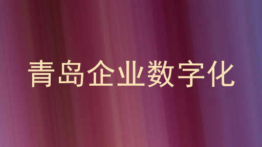 青岛企业数字化