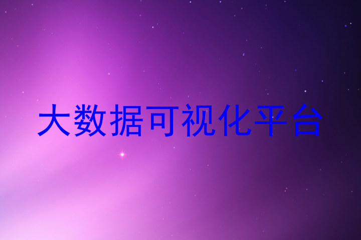 大数据可视化平台