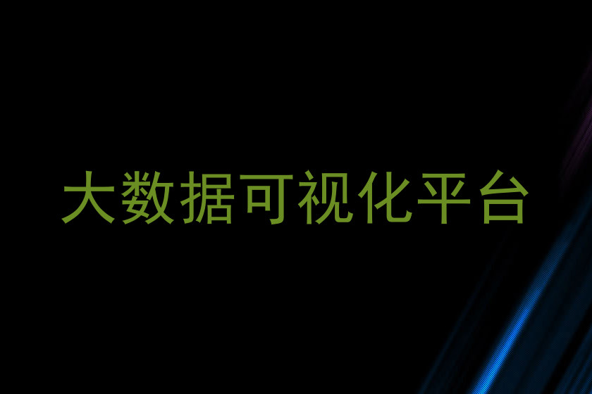 大数据可视化平台