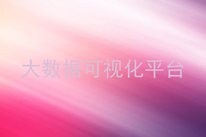 大数据可视化平台