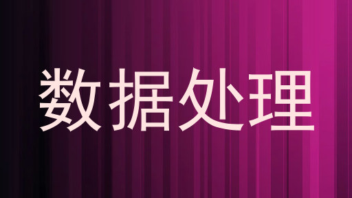 数据处理