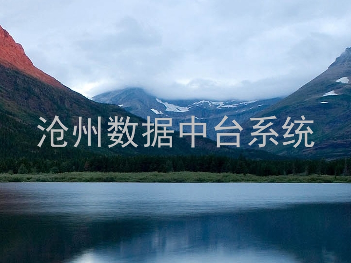 沧州数据中台系统