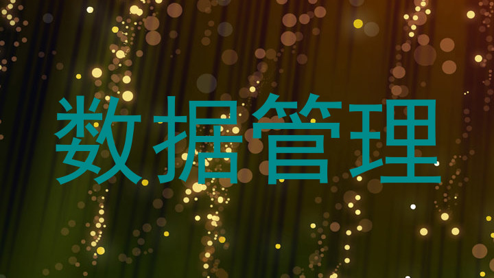 数据管理