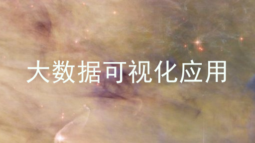大数据可视化应用