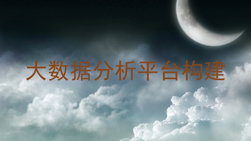 大数据分析平台构建