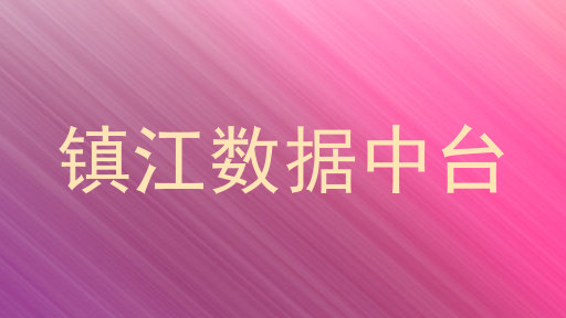 镇江数据中台