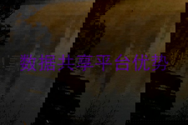 数据共享平台优势