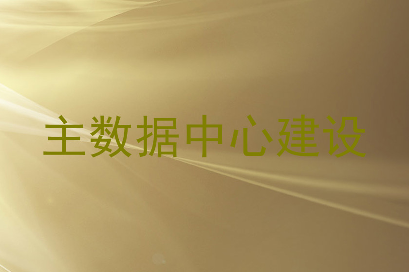 主数据中心建设