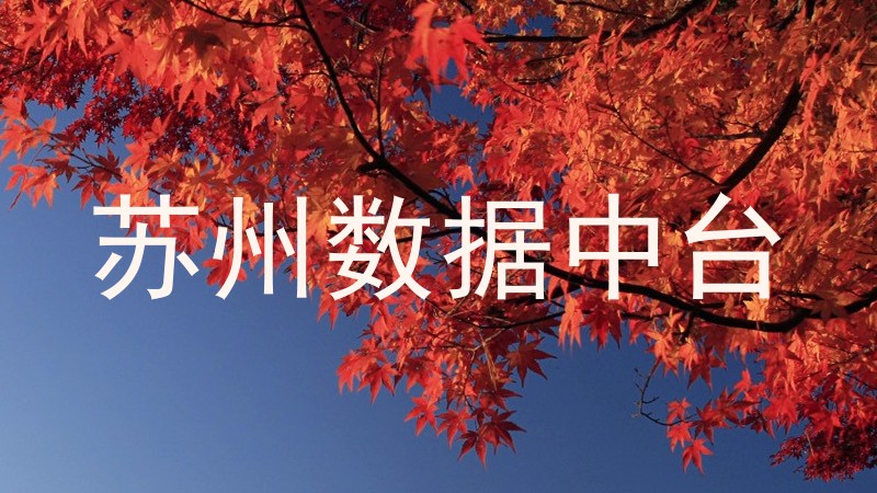 苏州数据中台