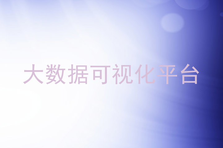 大数据可视化平台