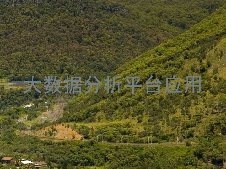 大数据分析平台应用