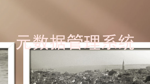 元数据管理系统