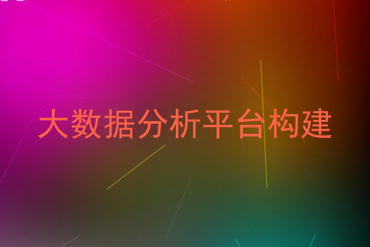 大数据分析平台构建