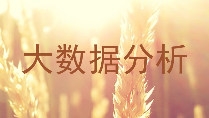 大数据分析