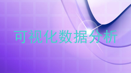 可视化数据分析