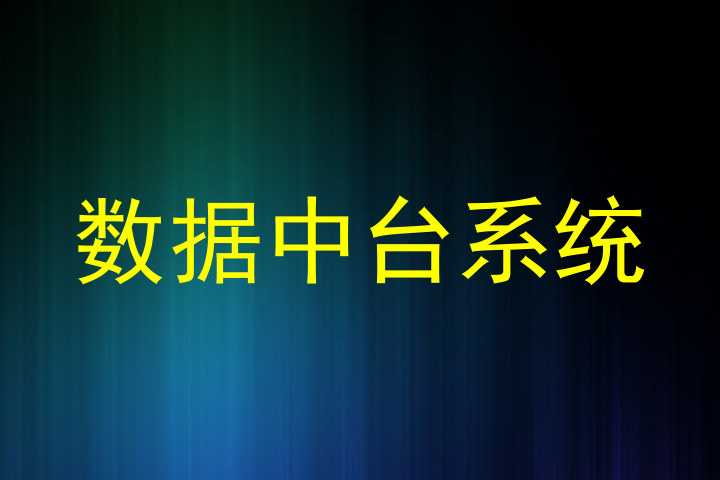 数据中台系统