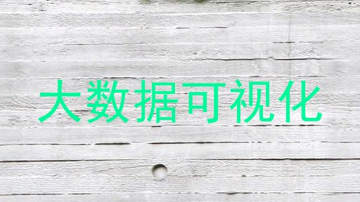 大数据可视化