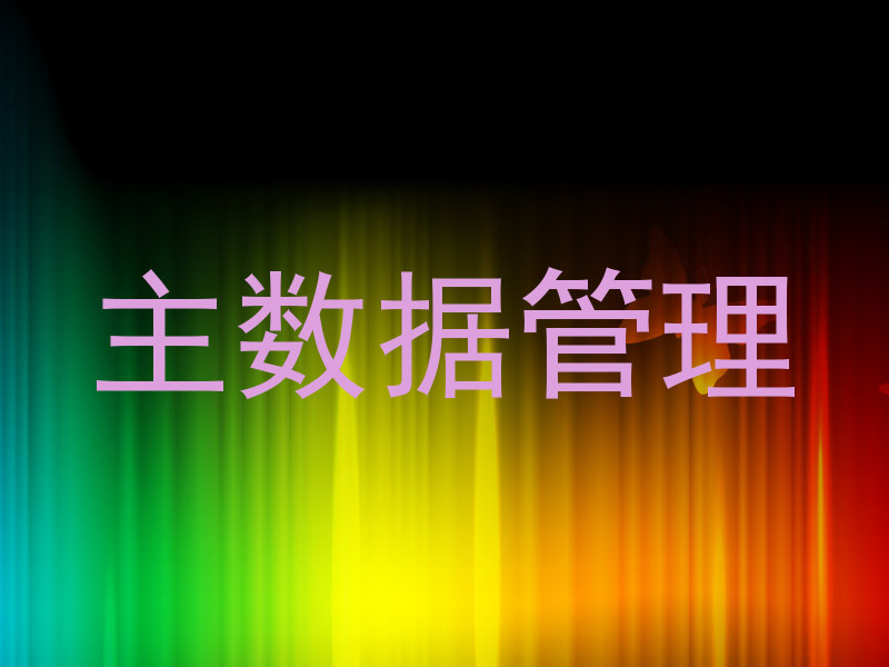主数据管理