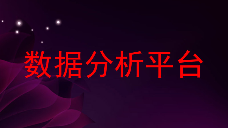 数据分析平台