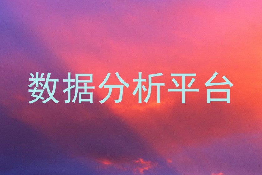 数据分析平台