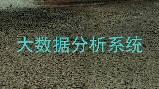 大数据分析系统