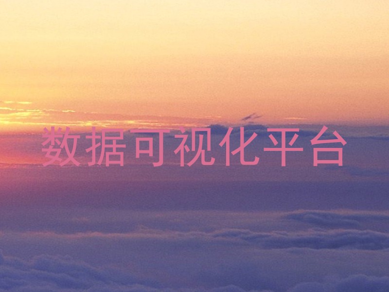 数据可视化平台
