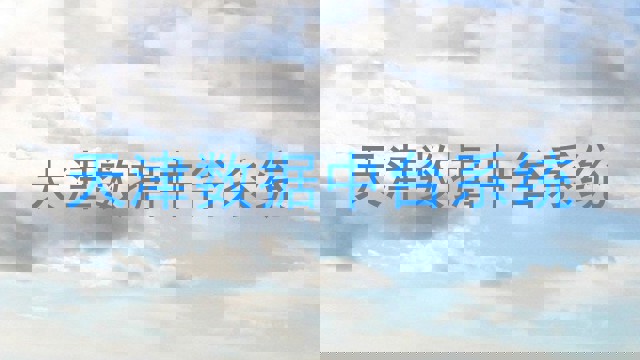 天津数据中台系统