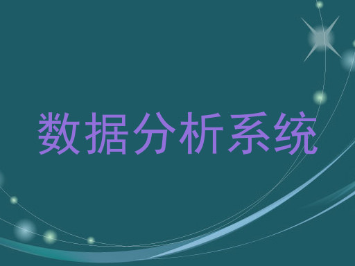 数据分析系统