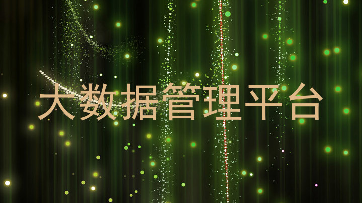 大数据管理平台