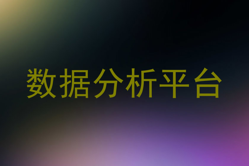 数据分析平台