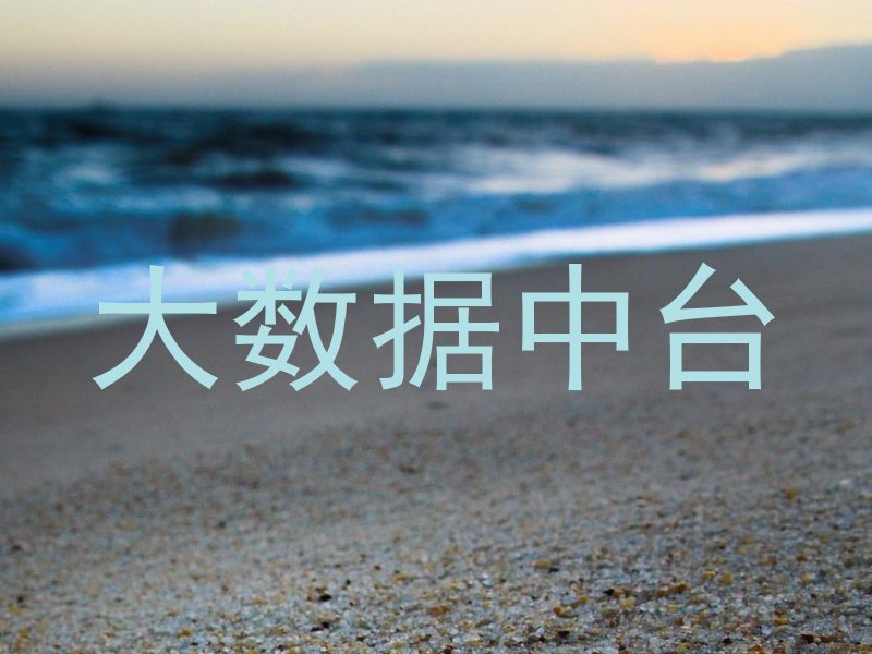 大数据中台