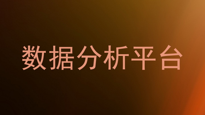 数据分析平台