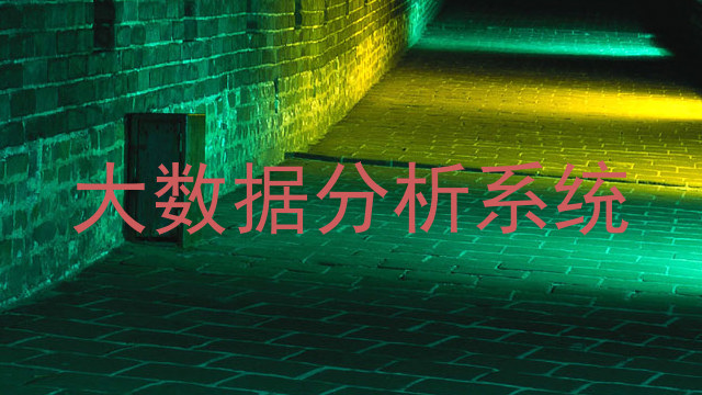 大数据分析系统
