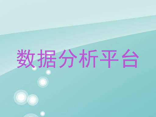 数据分析平台