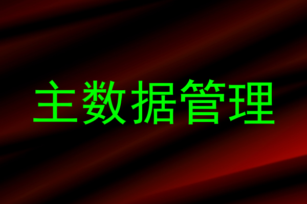 主数据管理