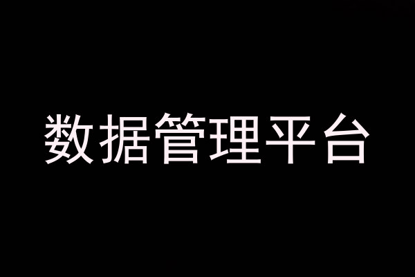 数据管理平台