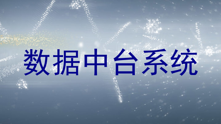 数据中台系统