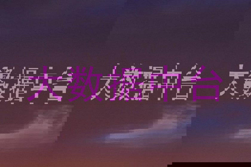 大数据中台