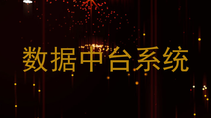 数据中台系统