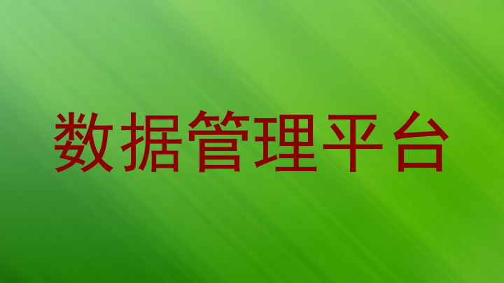 数据管理平台