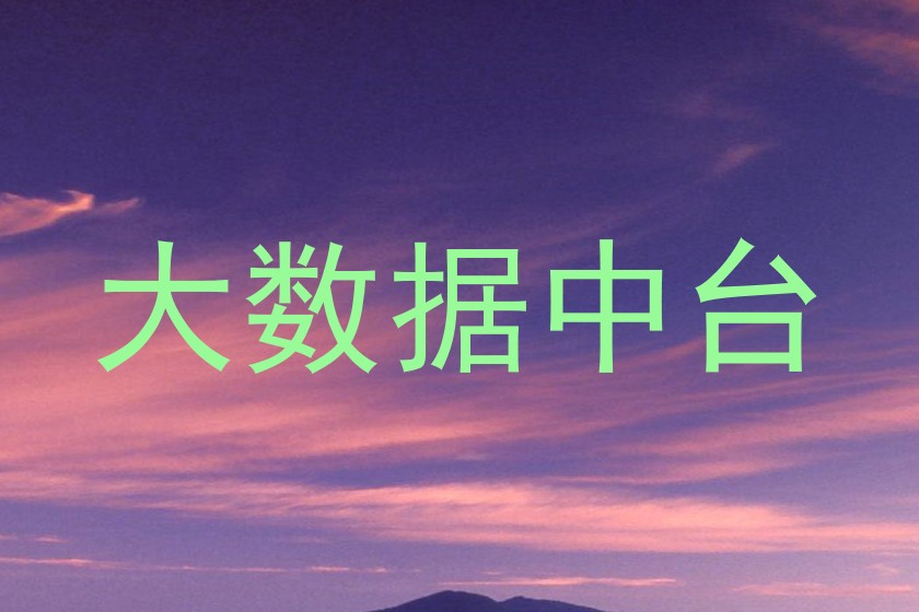 大数据中台