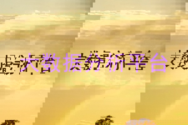 大数据分析平台