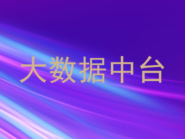 大数据中台