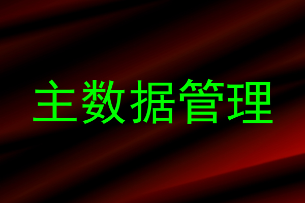 主数据管理
