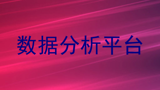 数据分析平台