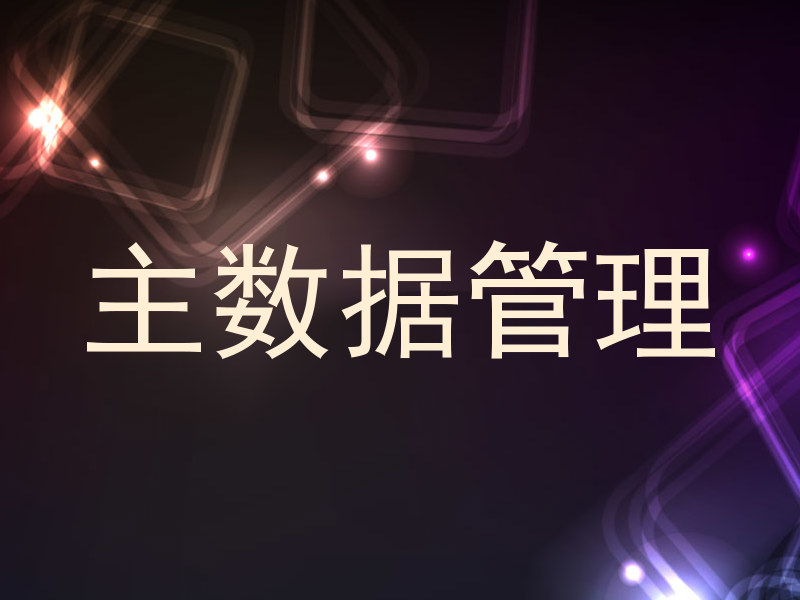 主数据管理
