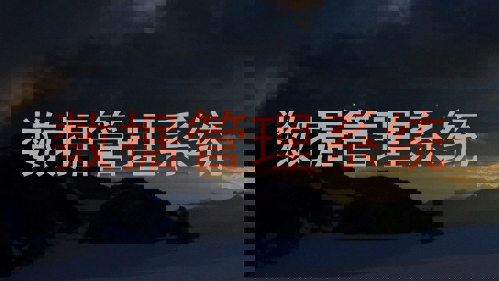 数据管理系统
