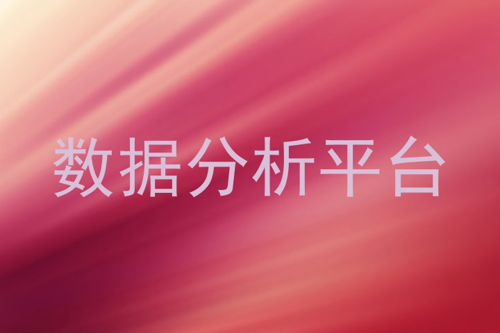 数据分析平台