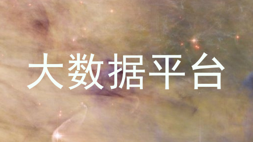 大数据平台