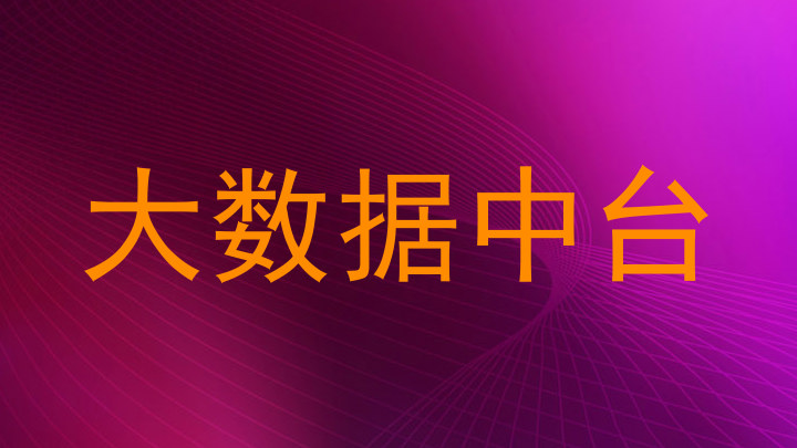 大数据中台